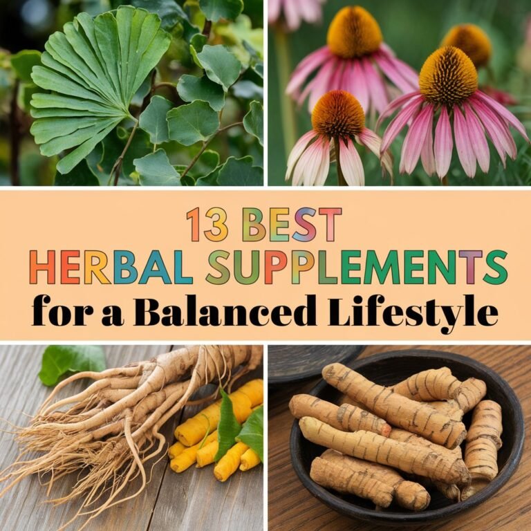 13 Best Herbal Supplements for a Balanced Lifestyle: Unlock the Power of Nature