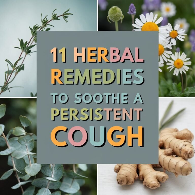 11 Herbal Remedies to Soothe a Persistent Cough: Natural Relief