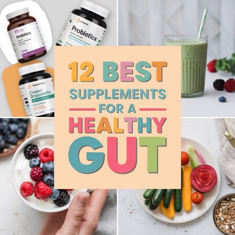 12 Best Supplements for a Healthy Gut: Say Goodbye to Gut Issues