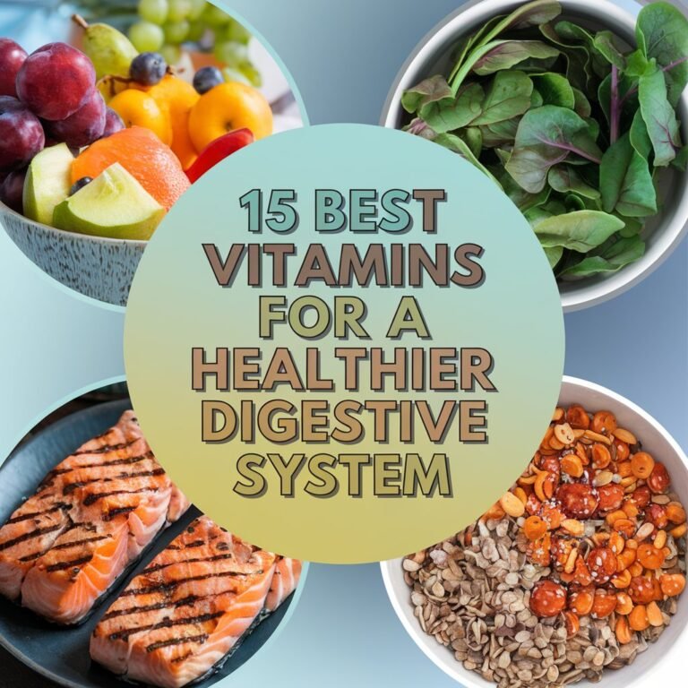 15 Best Vitamins for a Healthier Digestive System: Gut Health Made Easy